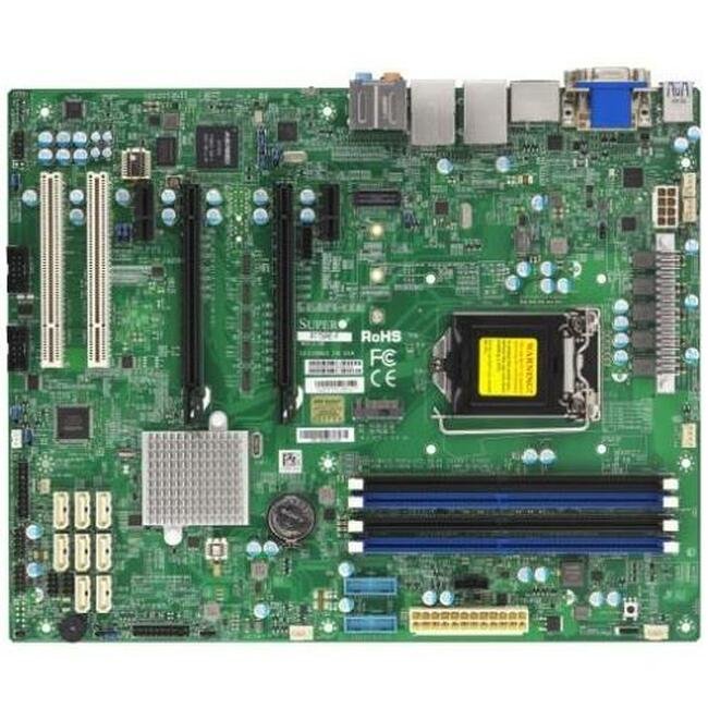 Supermicro Xeon E3-1200 Socket LGA1151 DDR4 - MBD-X11SAE-F-B