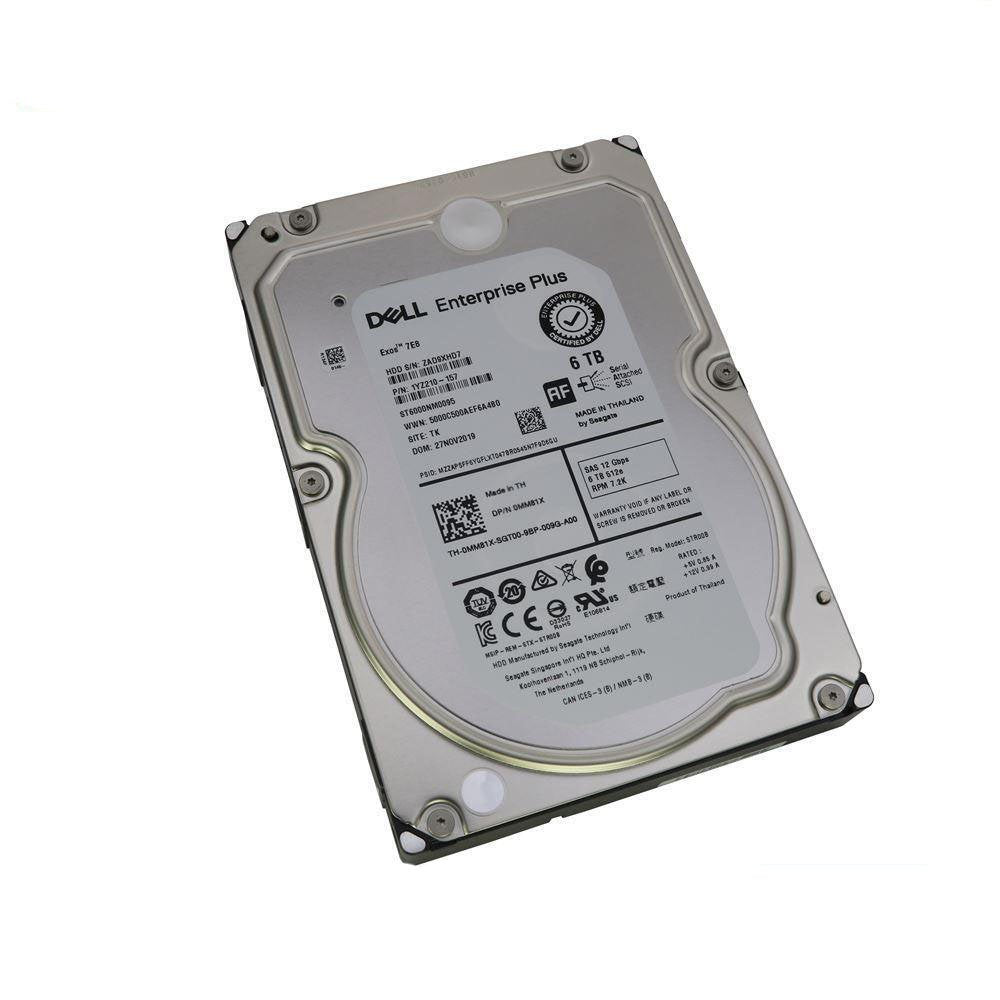 Dell 6TB SAS 12Gb/s Hot Swap Nearline 7200RPM (512e) - MM81X