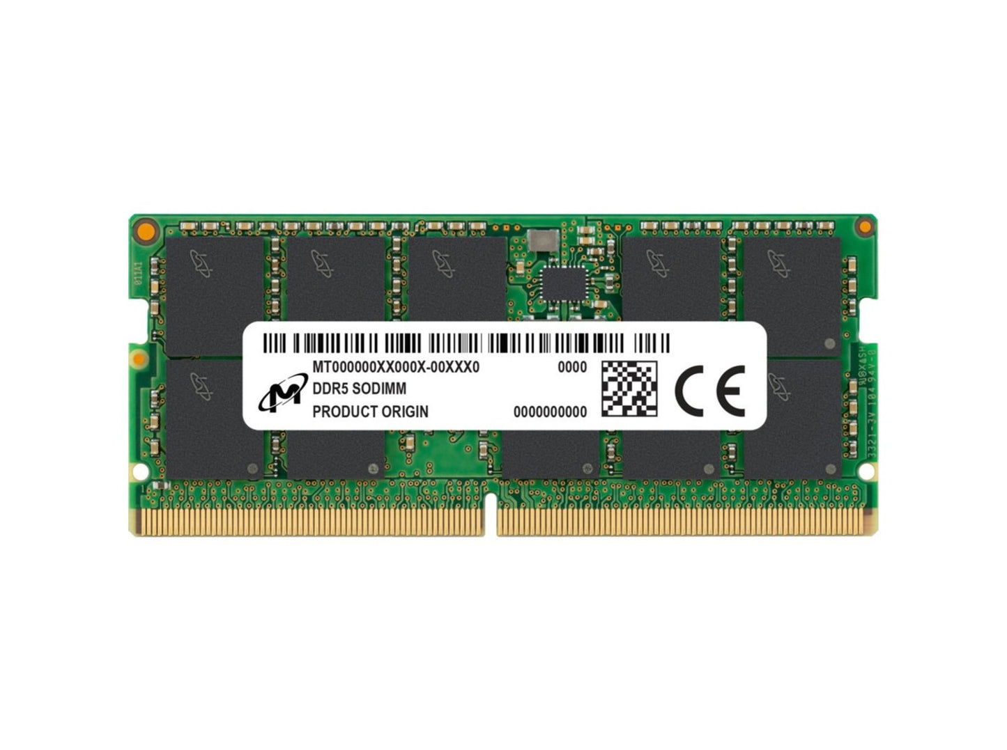 Micron 16GB 4800MHz DDR5 PC5-38400 Non - MTC10C1084S1TC48BA1