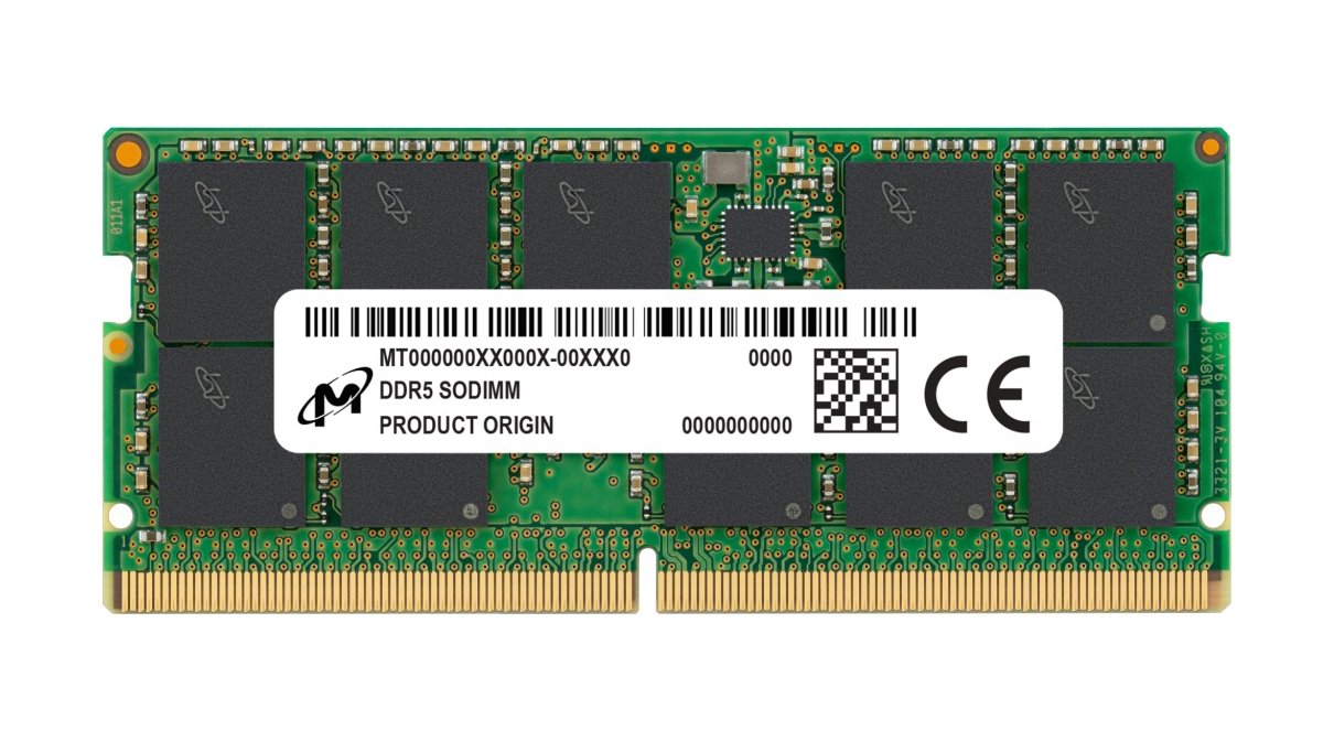 Micron 16GB 4800MHz DDR5 PC5-38400 EC - MTC10C1084S1TC48BA1R