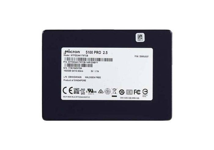 Micron 5100 Pro 1.92TB SATA 6Gb/s eTLC (PLP) - MTFDDAK1T9TCB