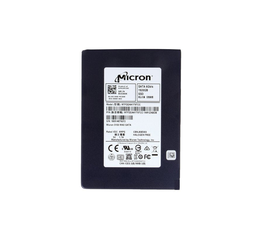 Micron 5100 Max 1.92TB SATA 6Gb/s 3D NAND TL - MTFDDAK1T9TCC