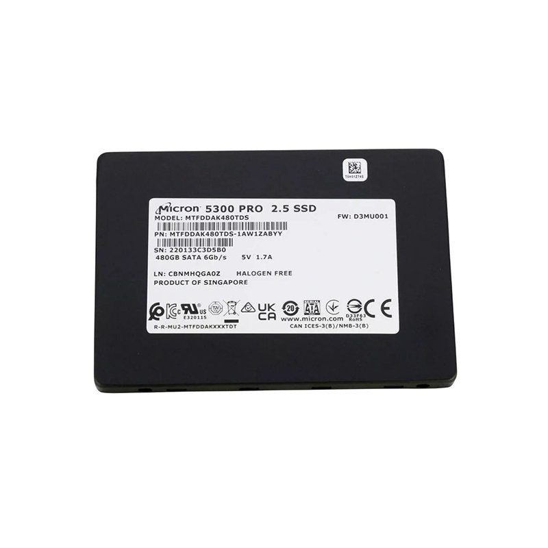 Micron 5300 Pro 480GB SATA 6Gb/s Read Intens - MTFDDAK480TDS