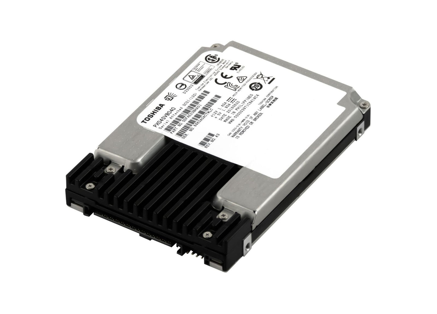 Toshiba PX04SVB Series 400GB SAS 12Gb/s Read In - PX04SVB040