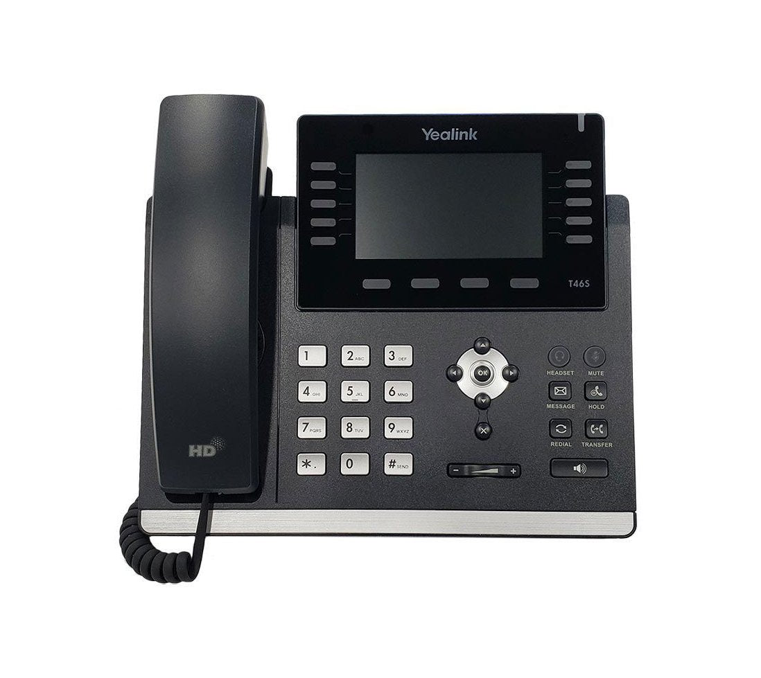 Yealink T46S 16-Lines Dual-Ports Ethernet 4.3-inc - SIP-T46S