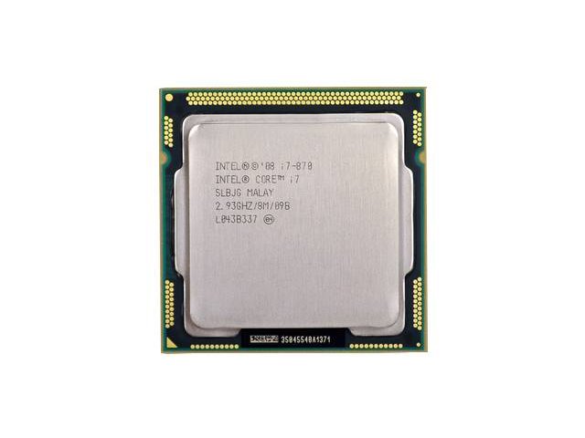 Intel Core i7-870 4-Core 2.93GHz 2.5GT/s DMI 8MB L3 - SLBJG