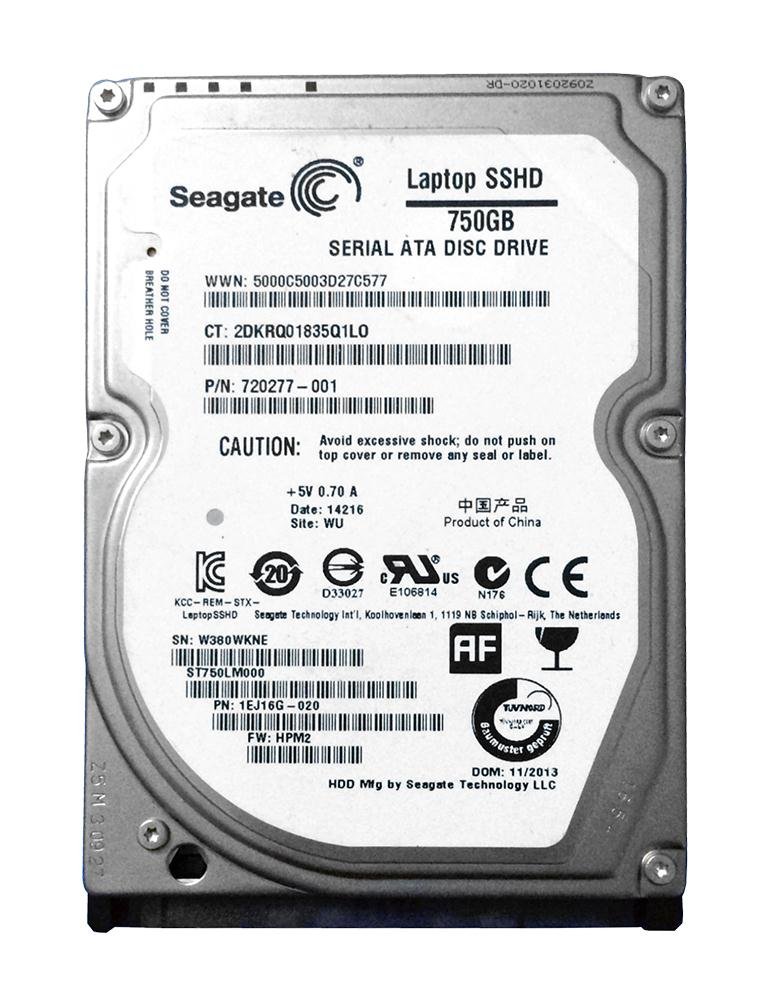 Seagate Laptop SSHD 750GB 5400RPM 64MB Cache SA - ST750LM000