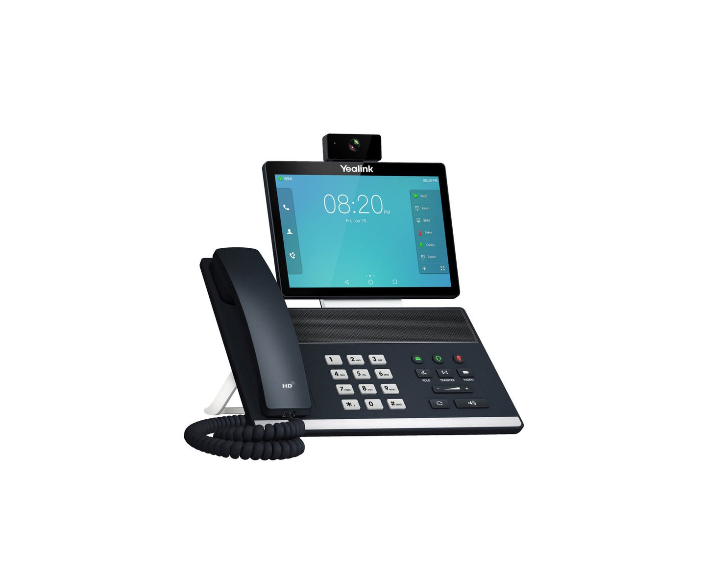 Yealink Dual-Port Ethernet 8-inch Multi-Touch Screen - VP59