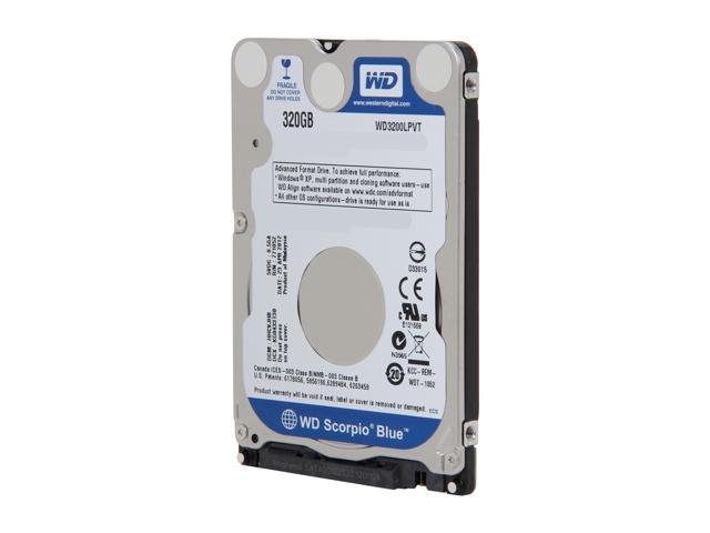 Western Digital Scorpio Blue 320GB SATA 3Gb/s 5 - WD3200LPVT