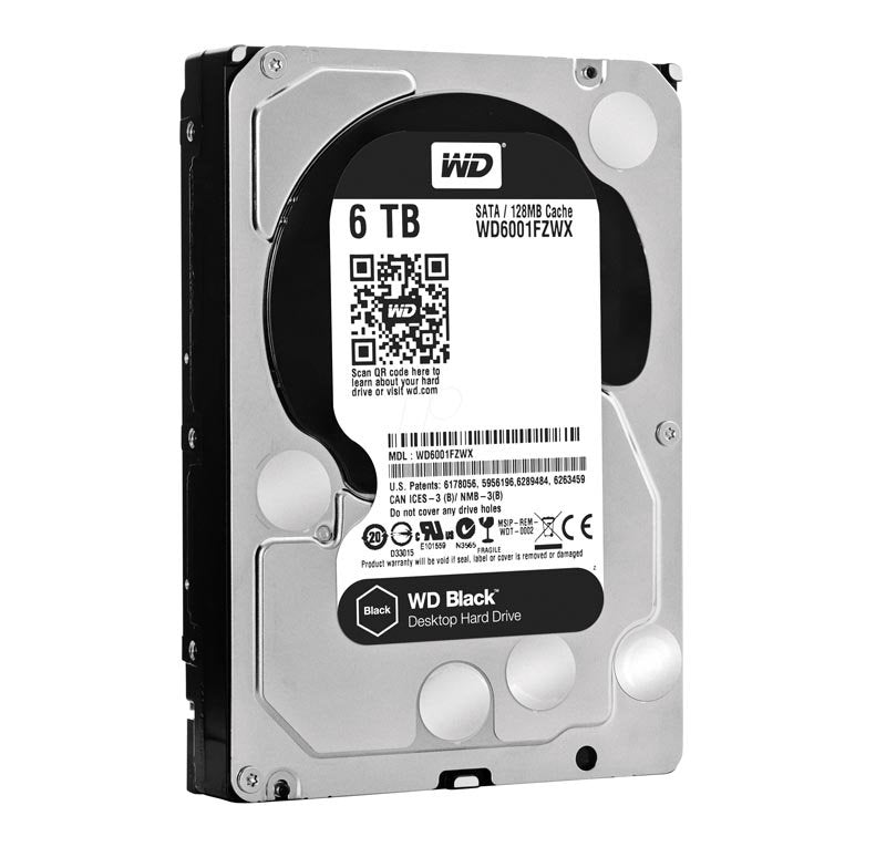 Western Digital Black 6TB SATA 6Gb/s 7200RPM 12 - WD6001FZWX