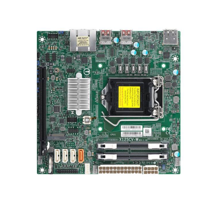 Supermicro Core i3/i5/i7/i9 G10/G11 Xeon W-1200 S - X12SCV-W