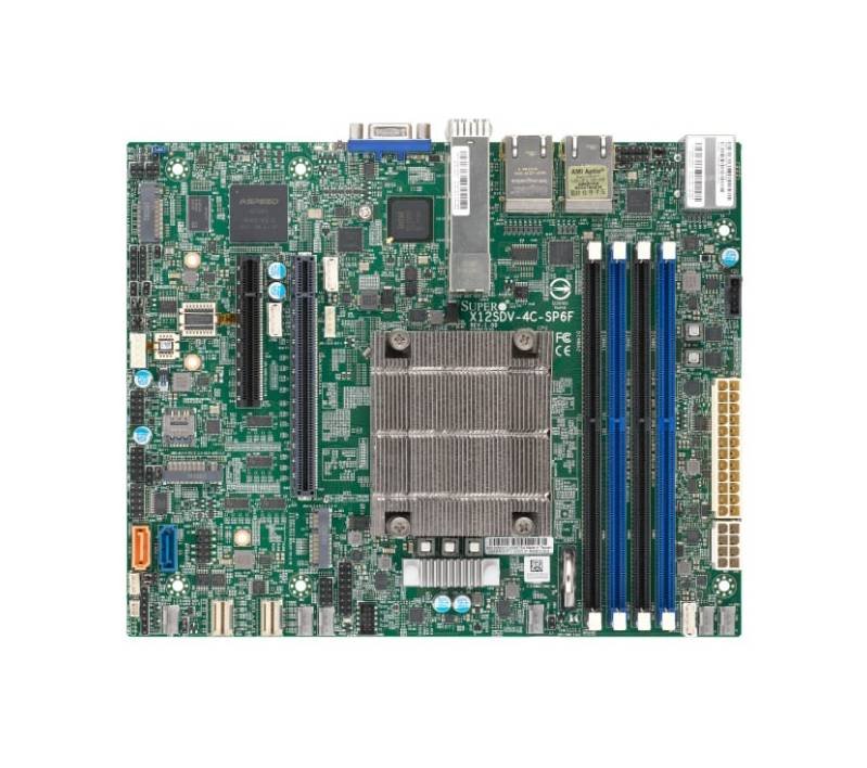 Supermicro Xeon D1718T Single Socket BGA222 - X12SDV-4C-SP6F