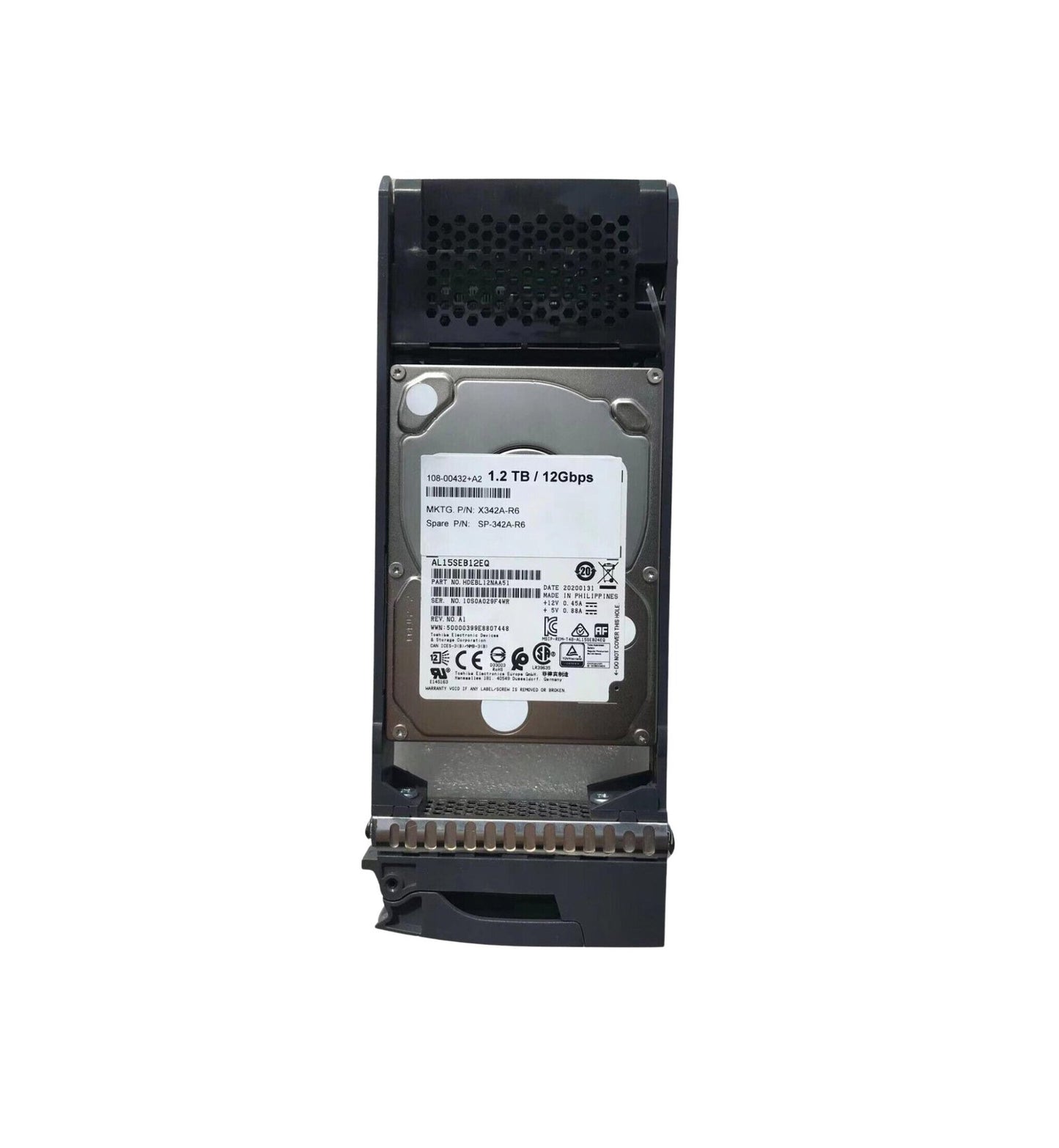 NetApp 1.2TB SAS 12Gb/s 10000RPM 2.5-inch Interna - X342A-R6
