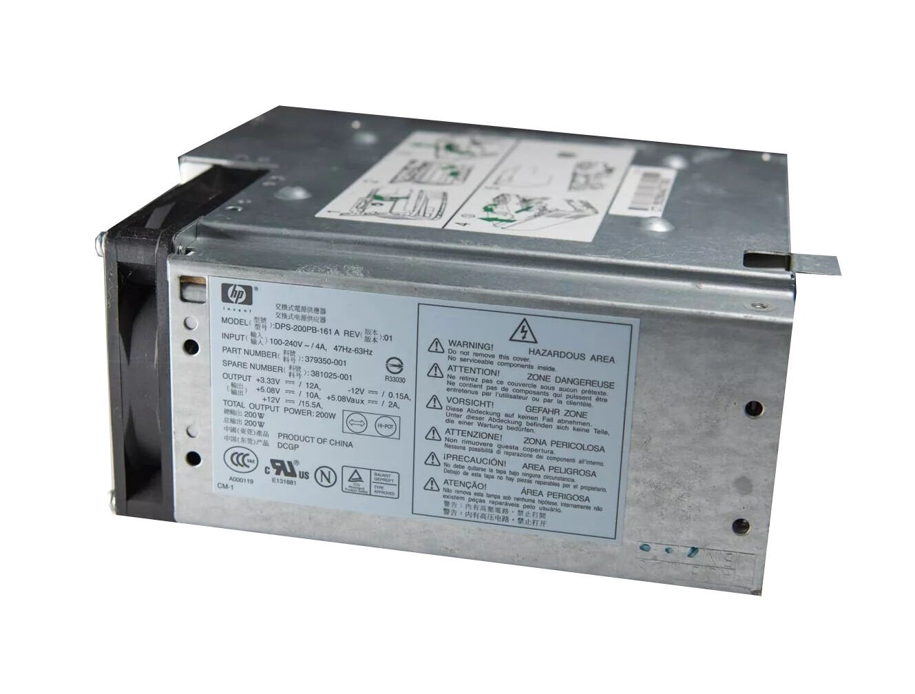 HP 200-Watts Power Supply - DPS-200PB-161
