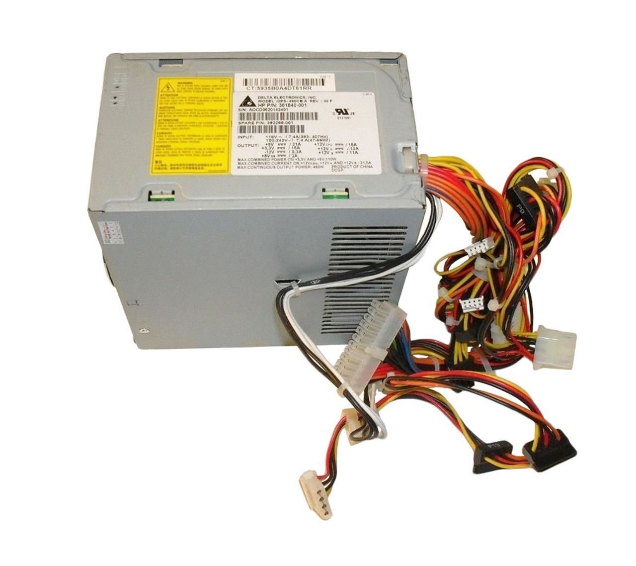 Delta 460-Watts Power Supply - DPS-460CB-A