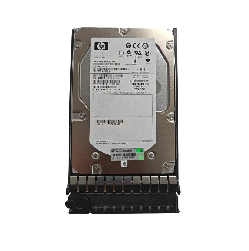 HPE 600GB Server Hard Drive - EF0600FARNA