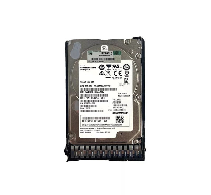 HP 300GB SAS 6Gb/s Hot Swap Digitally Signed - EG000300JWEBF
