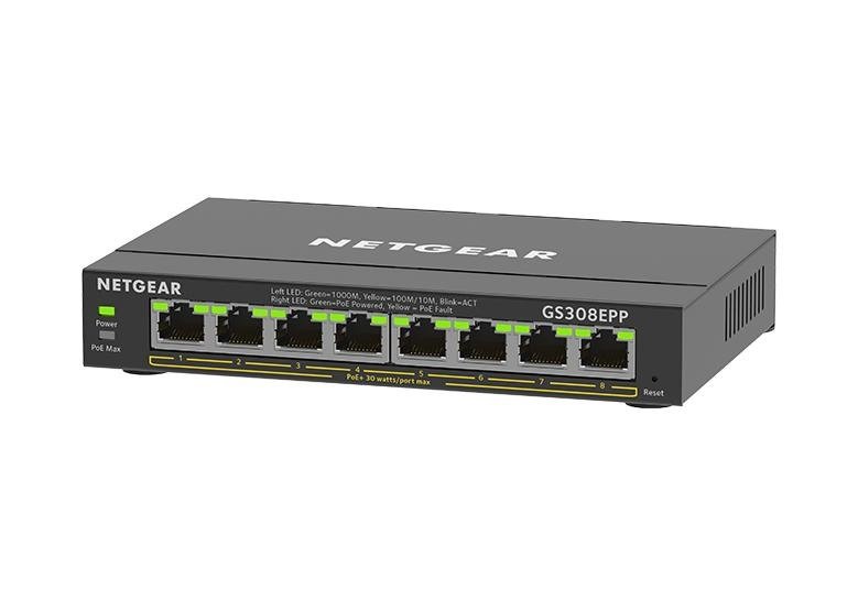 Netgear GS308EPP Network Switch - GS308EPP-100NAS