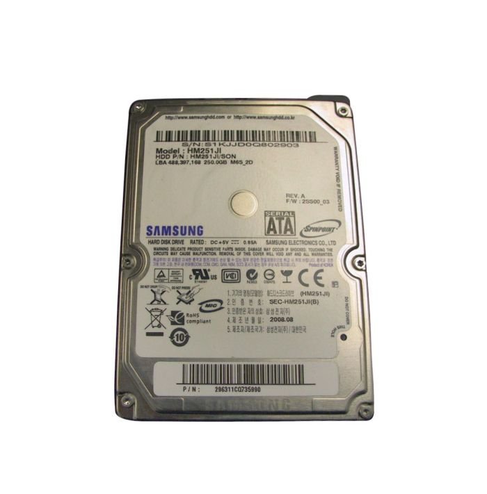 Samsung 250GB Laptop Hard Drive - HM251JI