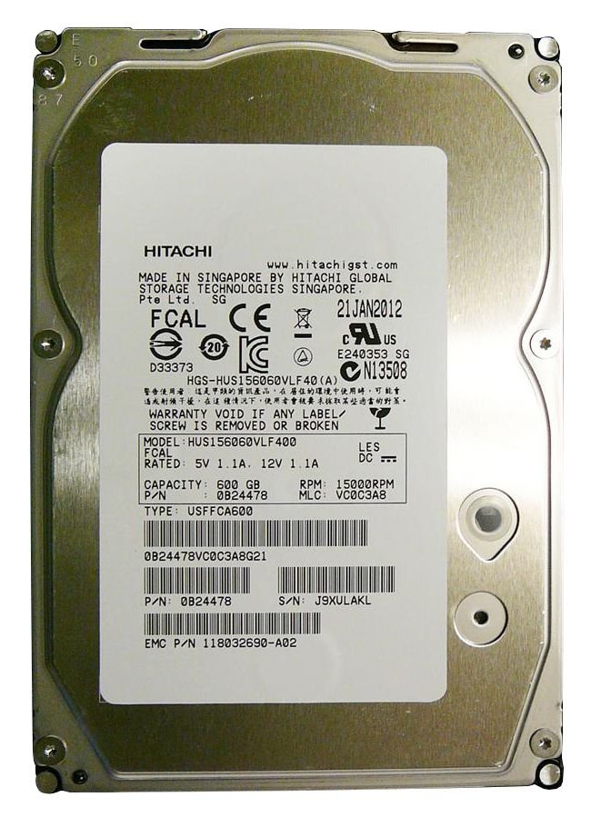 HGST 600GB Server Hard Drive - HUS156060VLF400