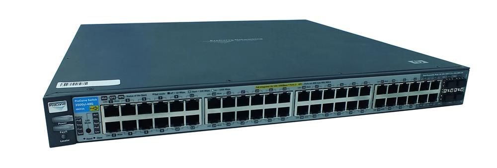 HP 3500-48G-PoE yl 48-Ports 10/100/1000 PoE Man - J8693A#ABA