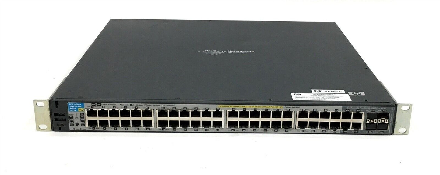 HP Procurve 3500-48-PoE 48-Ports Network Switch - J9473A