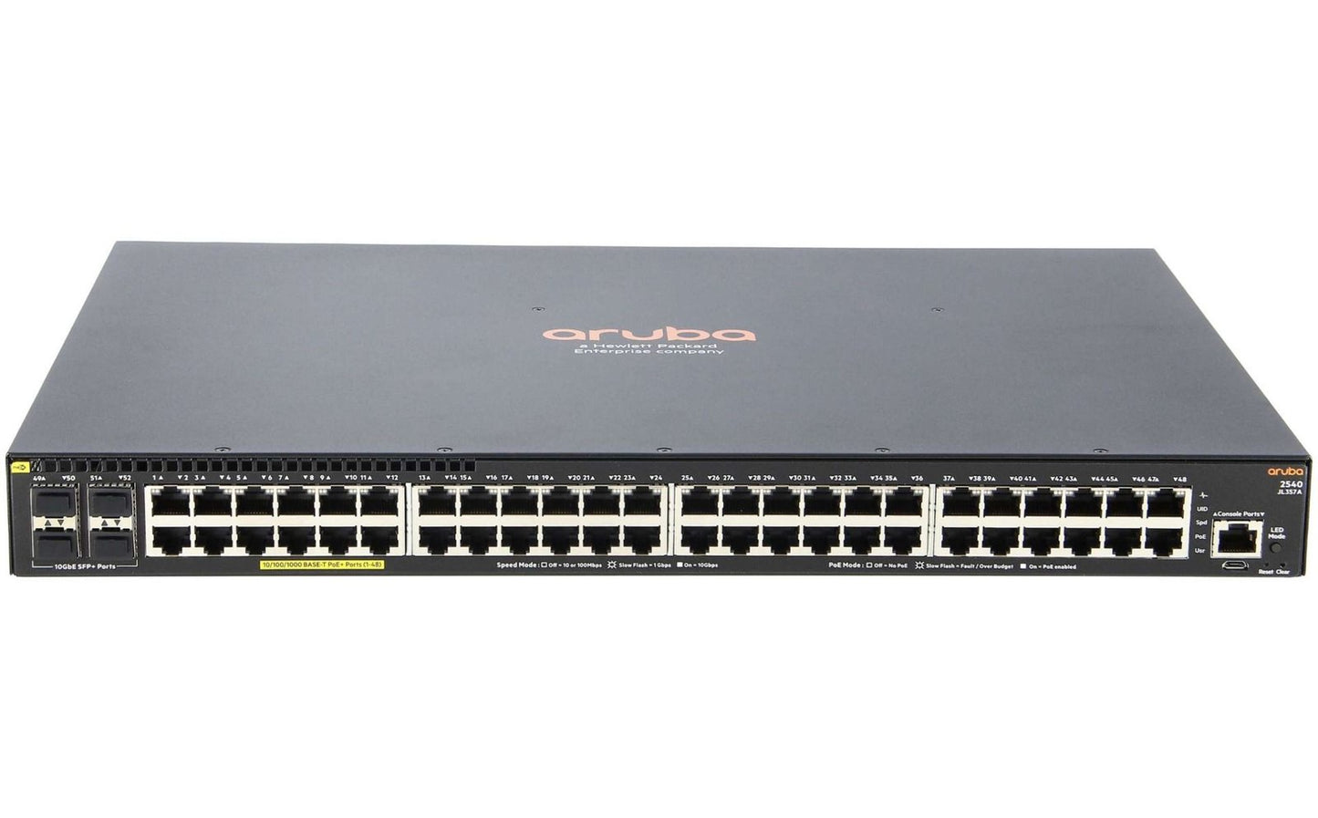 HP Aruba 2540 48-Ports PoE+ Managed Rack-mounta - JL357A#AC3