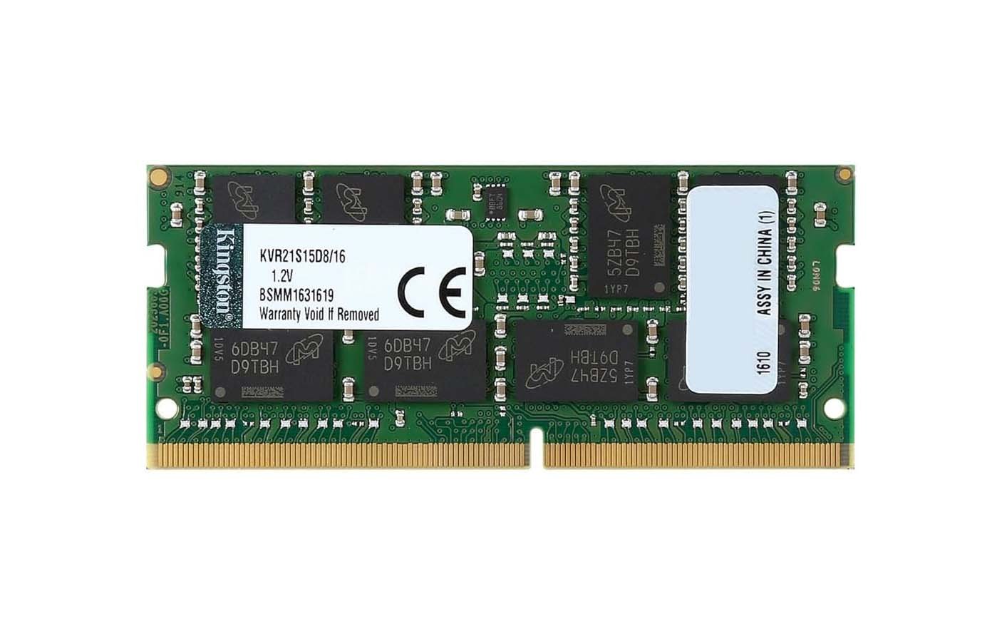 Kingston Laptop Memory - KVR21S15D8/16