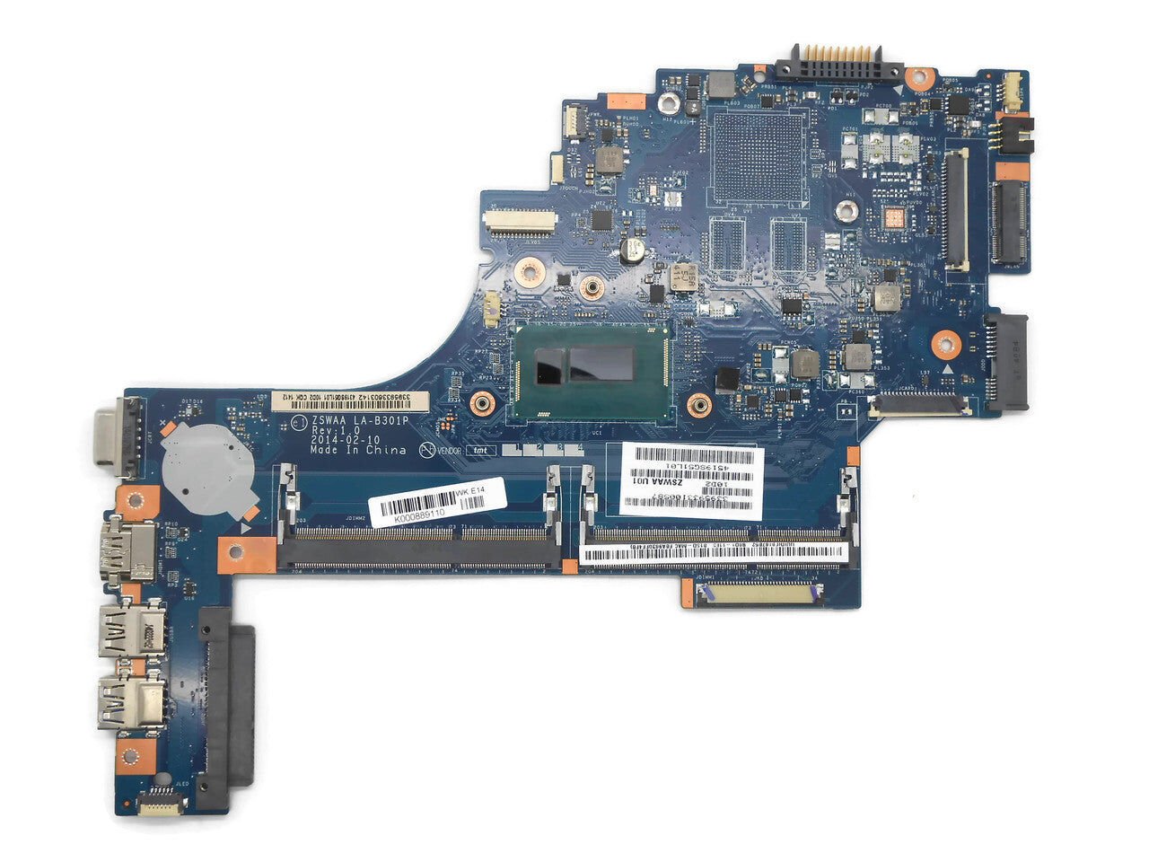 Toshiba Laptop Motherboard - LA-B301P