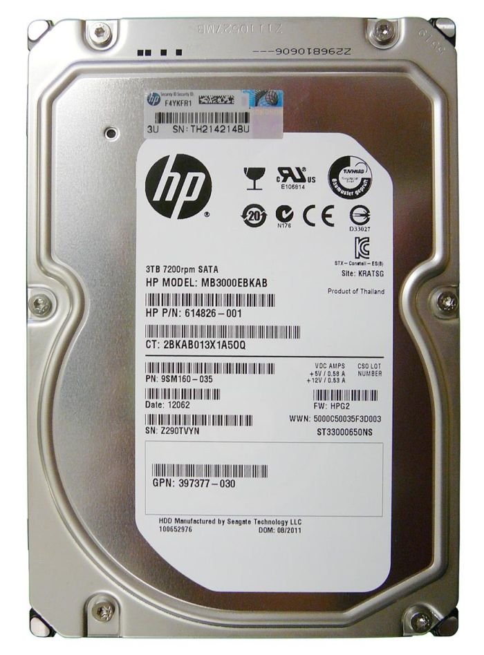 HPE 3TB Server Hard Drive - MB3000EBKAB