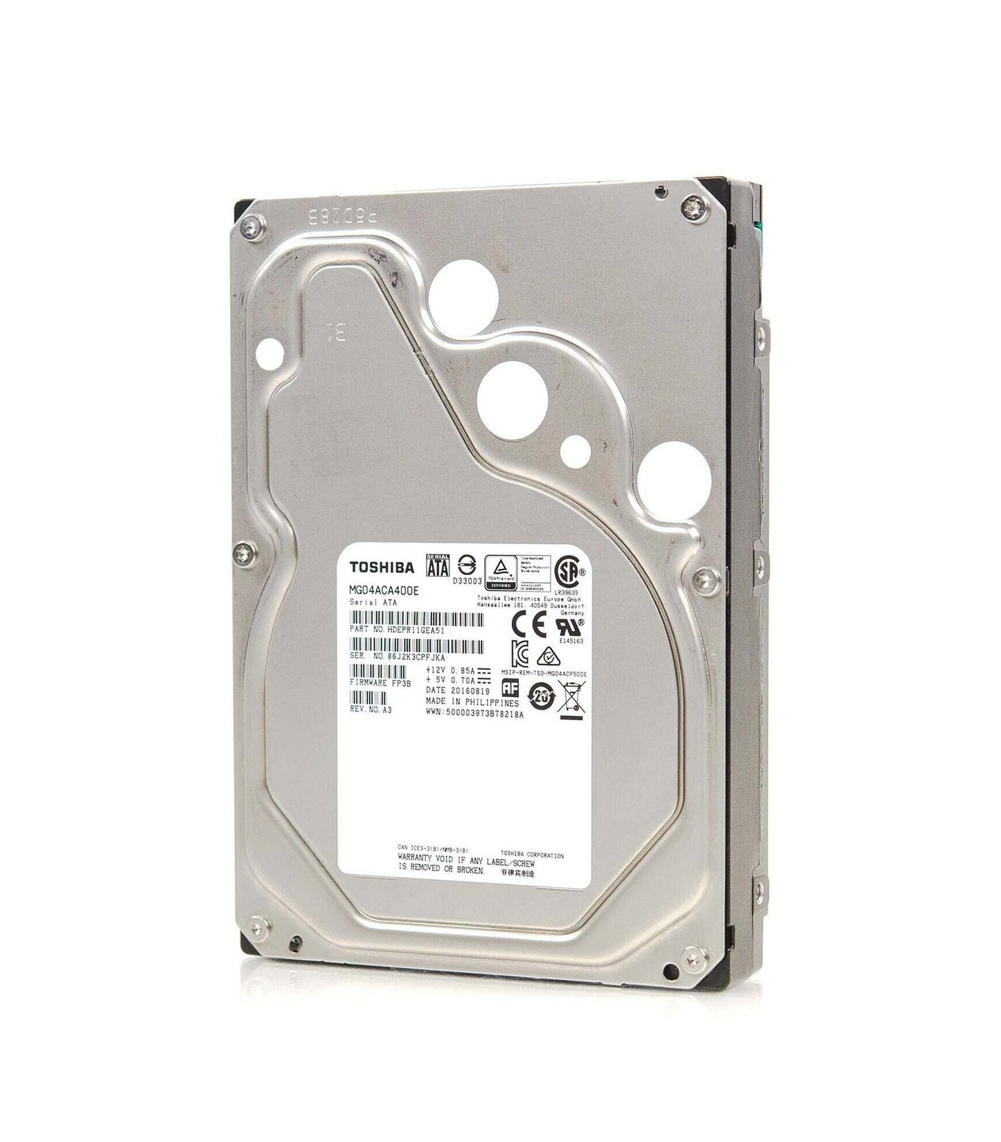 Toshiba 4TB Desktop Hard Drive - MG04ACA400E