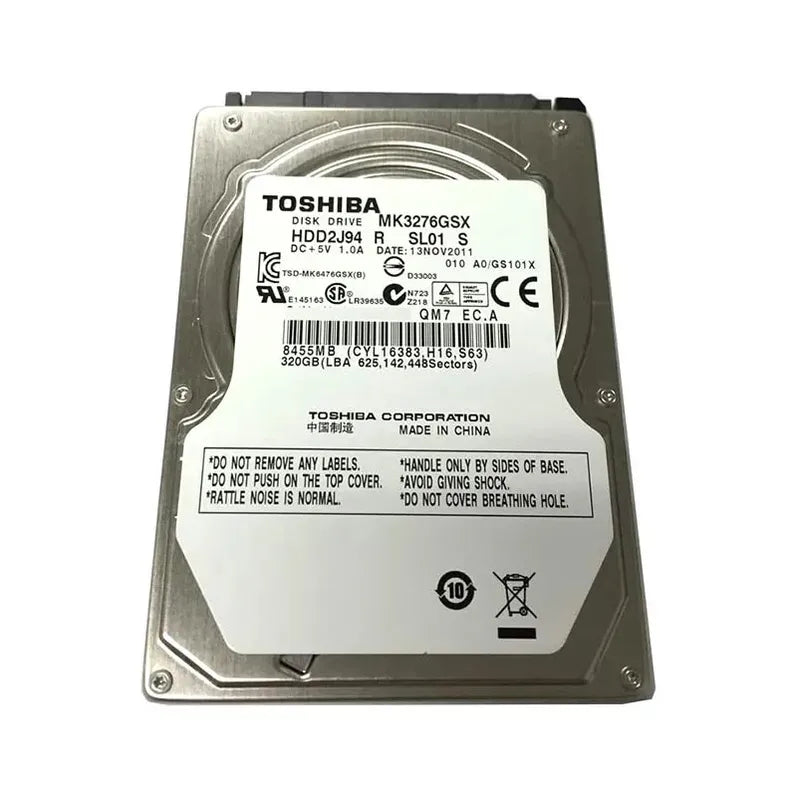 Toshiba Laptop Hard Drive - MK3276GSX