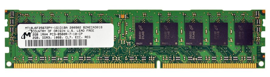 Micron 2GB Server Memory Module - MT18JSF25672PY-1G1
