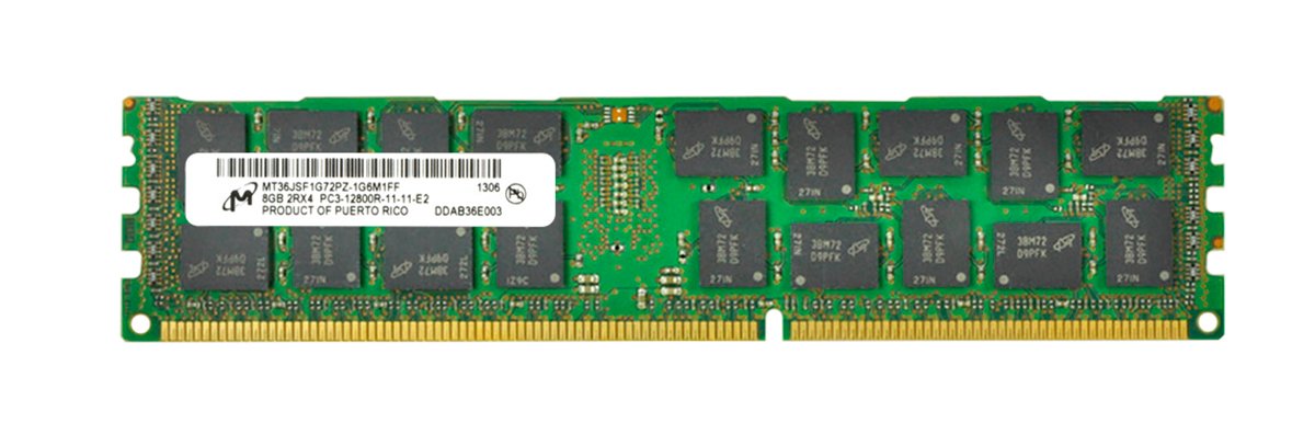 Micron 8GB Server Memory Module - MT36JSF1G72PZ-1G6M1