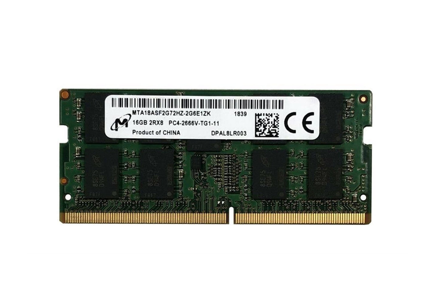 Micron 16GB Laptop Memory - MTA18ASF2G72HZ-2G6E1