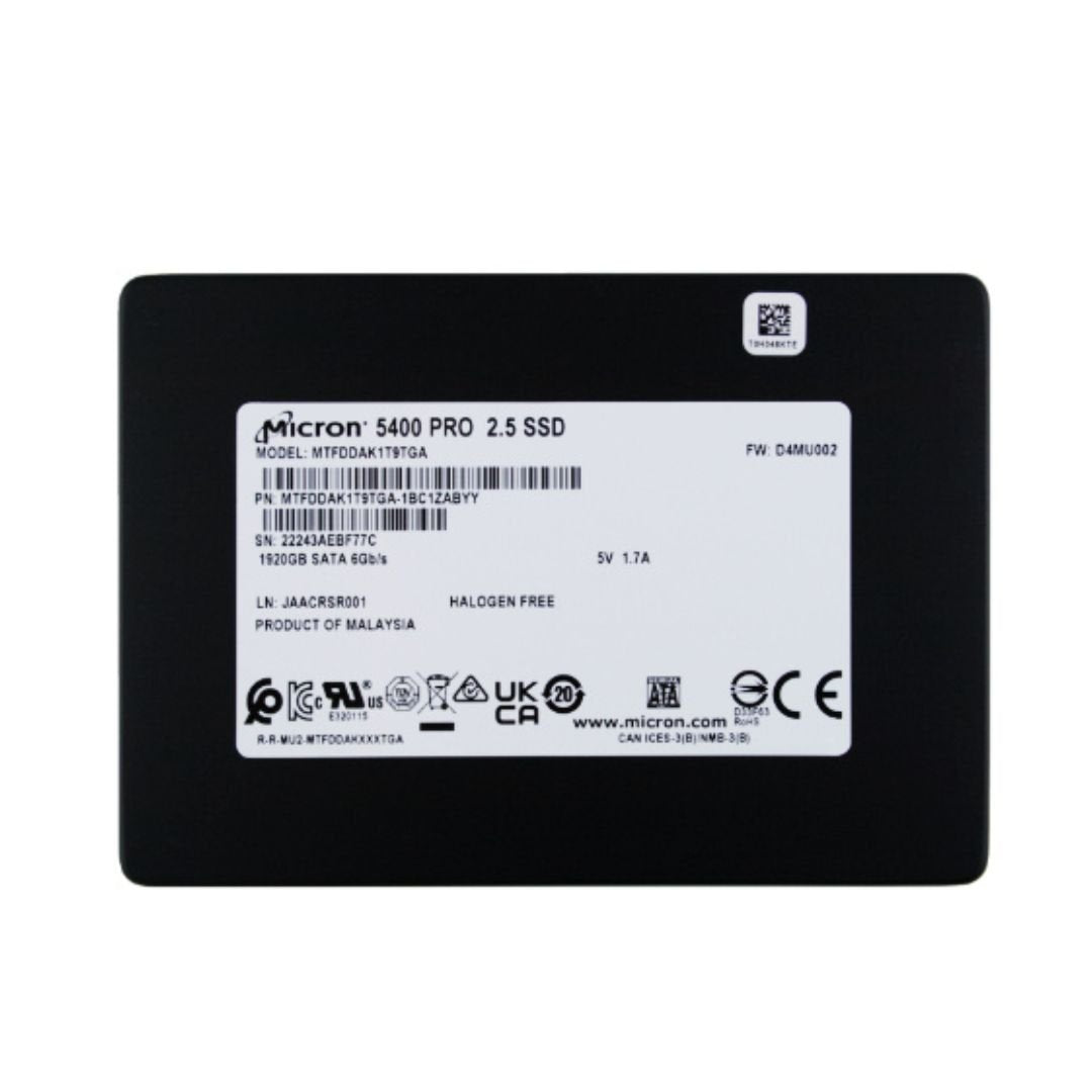 Micron 5400 Pro 1.92TB SATA 6Gb/s - MTFDDAK1T9TGA-1BC1ZABYYR