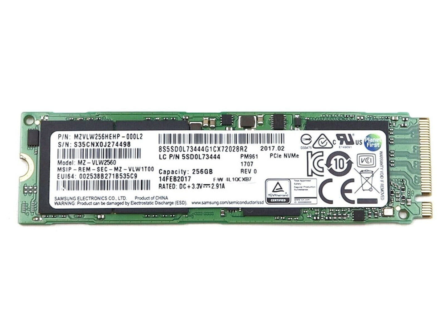 Samsung 256GB Solid State Drive (SSD) - MZVLW256HEHP-000L2