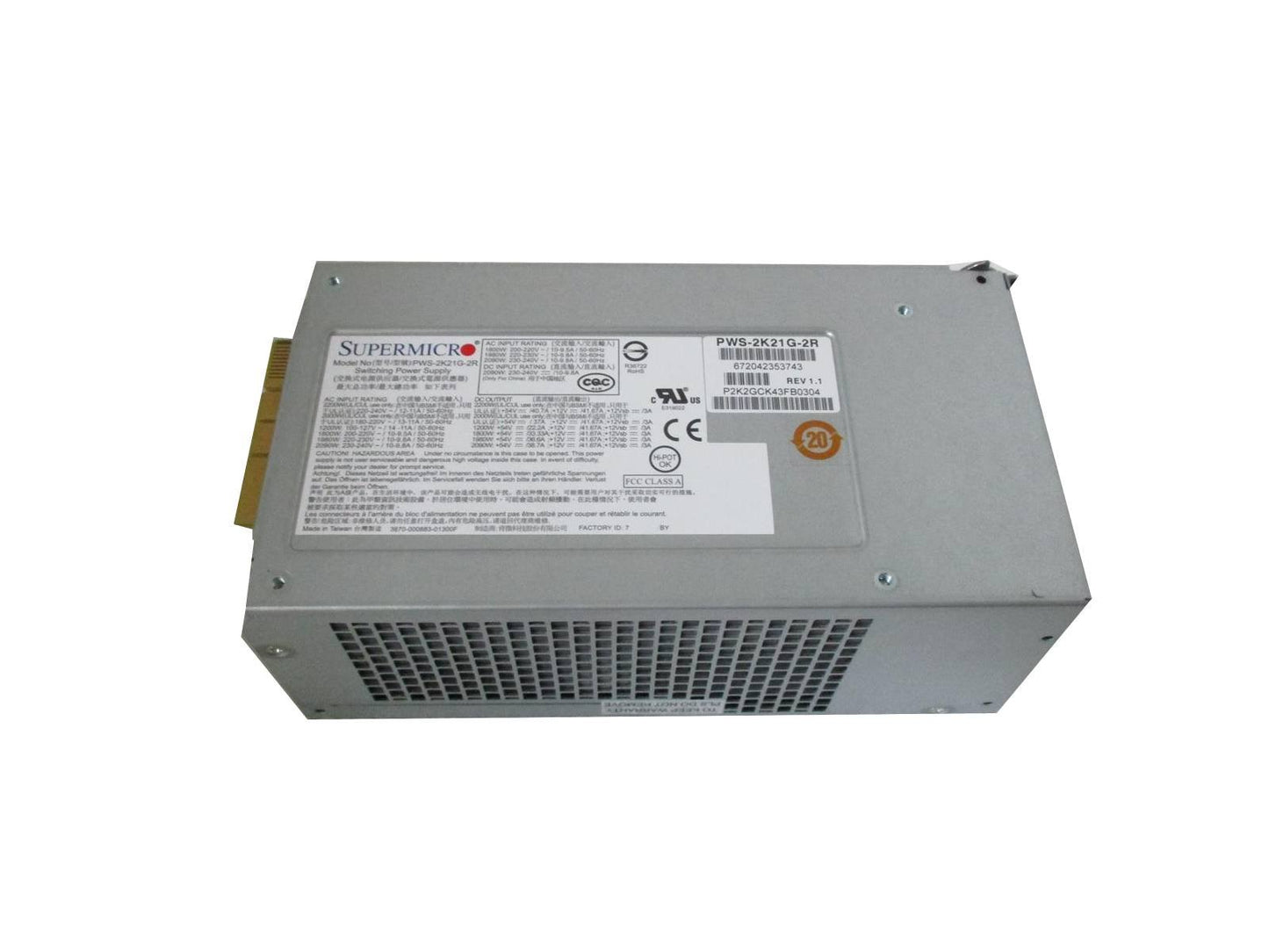 SuperMicro Power Supply - PWS-2K21G-2R