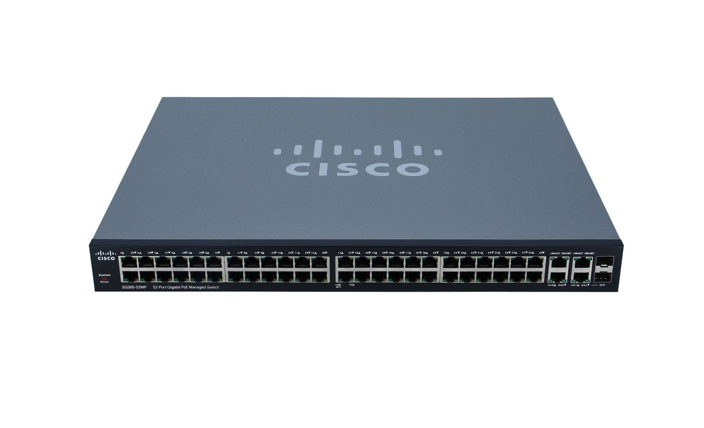 Cisco Network Switch - SG300-52MP-K9