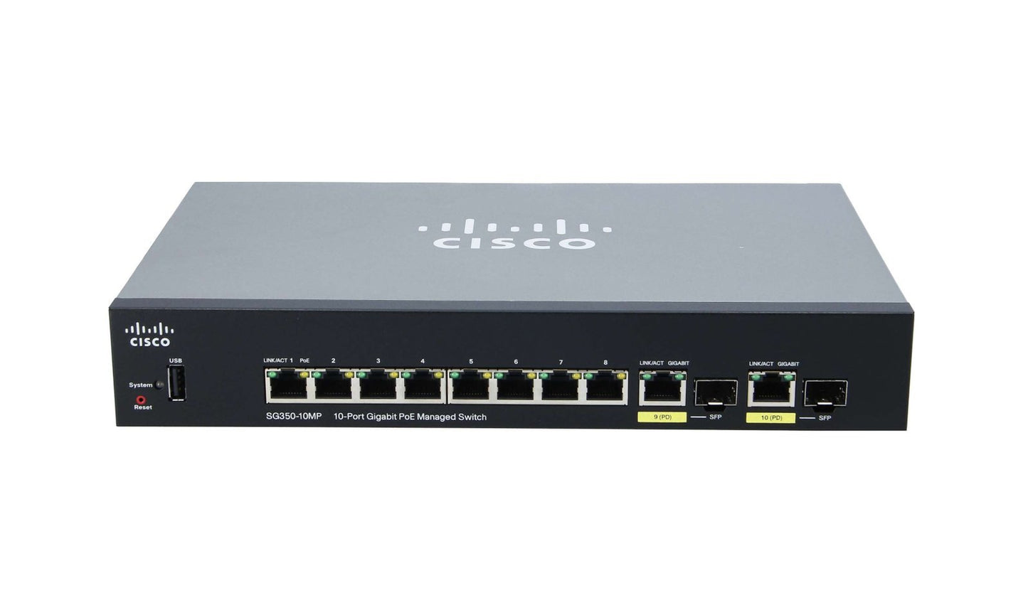 Cisco 350 Series Network Switch - SG350-10MP