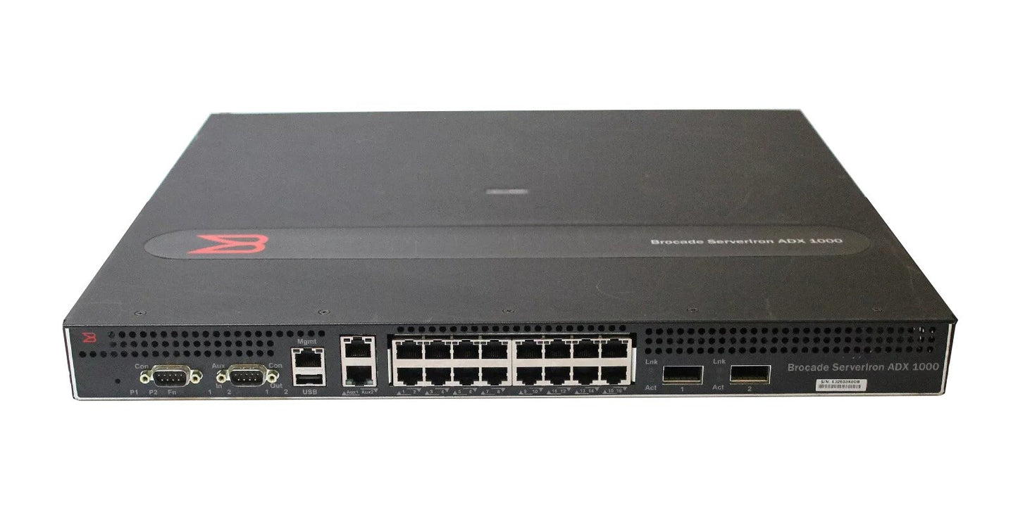 Brocade ServerIron ADX 1000 Network Switch - SI-1016-2-SSL-PREM