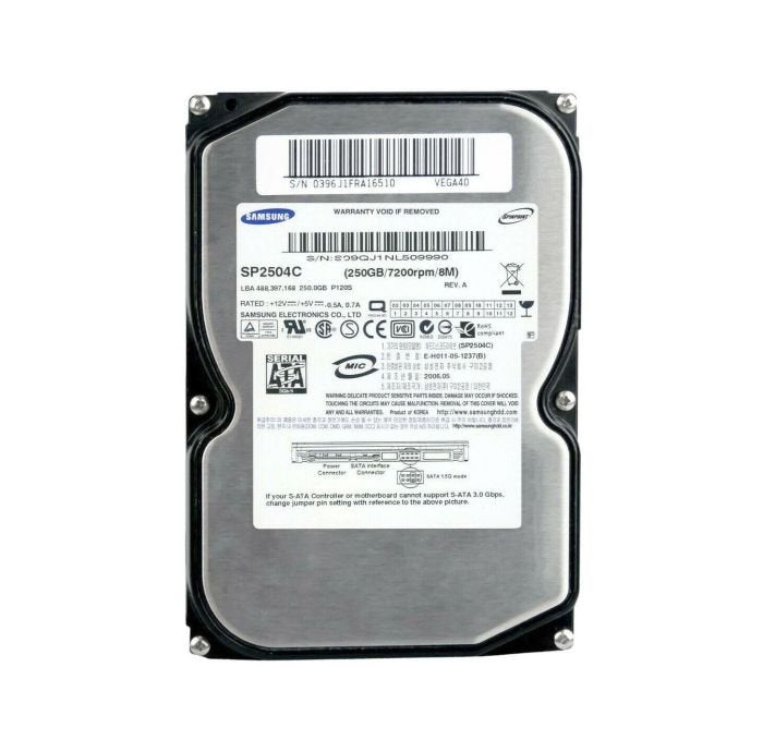 Samsung 250GB Desktop Hard Drive - SP2504C