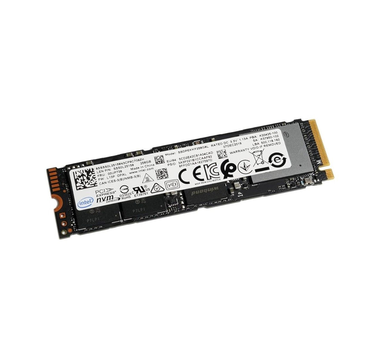 Intel Pro 7600P 256GB M.2 PCI Express 3.1 x - SSDPEKKF256G8L