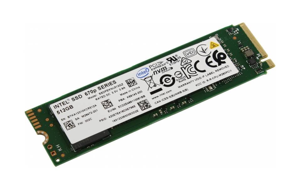Intel SSD 670p Series 512GB PCI-Express 3. - SSDPEKNU512GZX1