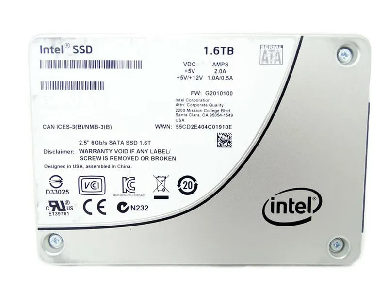 Intel Solid State Drive - SSDSC2BB016T6R