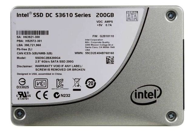 Intel S3610 200GB Solid State Drive (SSD) - SSDSC2BX200G4