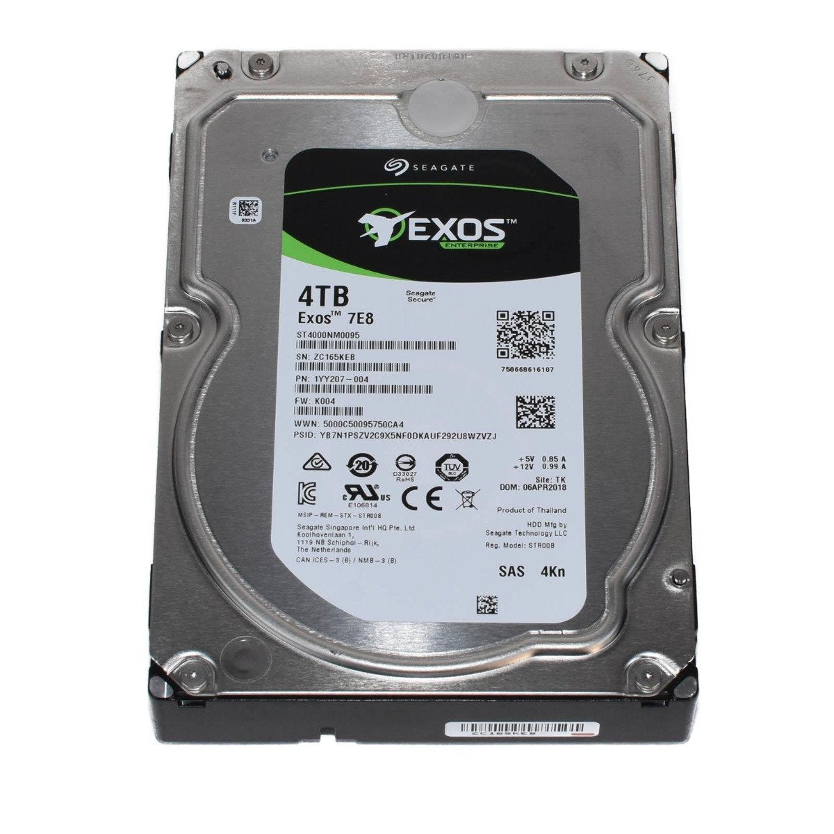 Seagate Enterprise 4TB SAS 12Gb/s 7200RPM 256 - ST4000NM0095