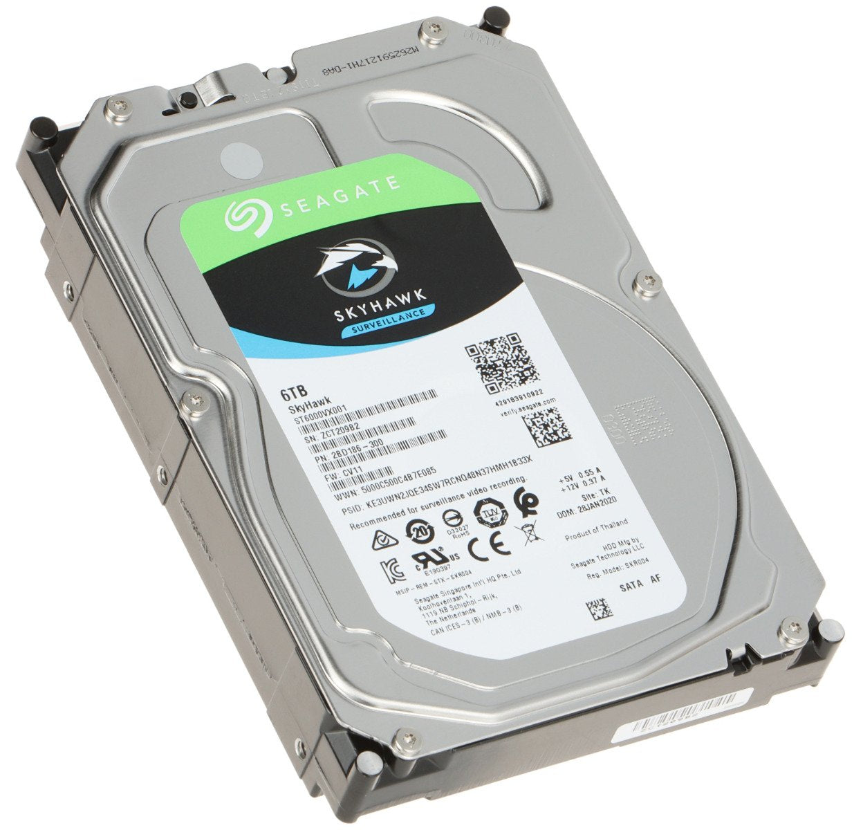 Seagate Surveillance 6TB SATA 6Gb/s 5900RPM 12 - ST6000VX001