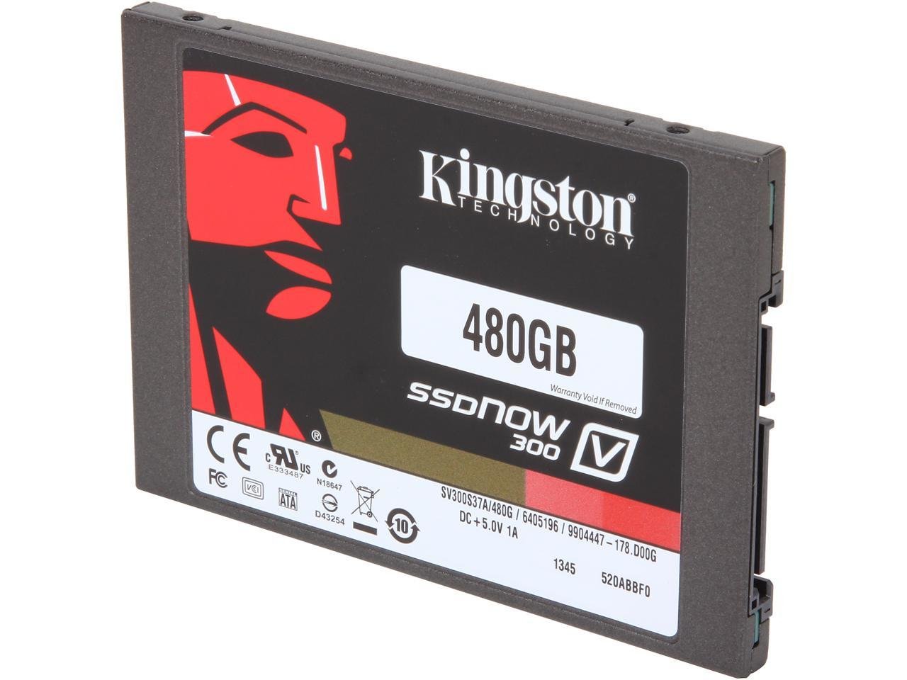 Kingston V300 480GB Solid State Drive (SSD) - SV300S37A/480G