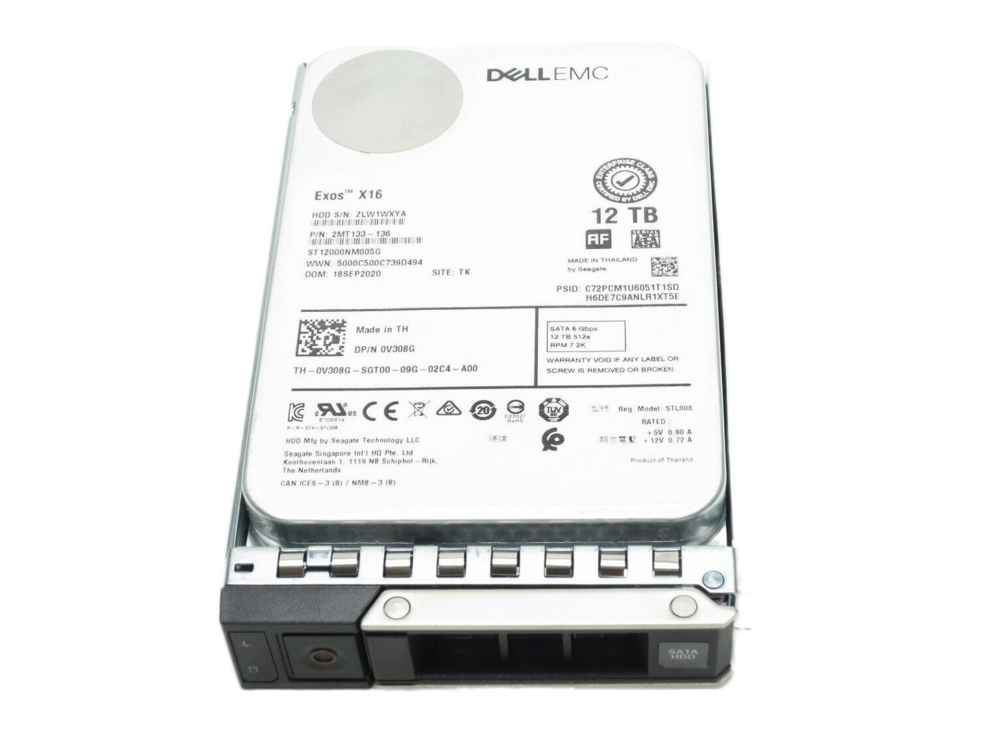 Dell 12TB Server Hard Drive - V308G